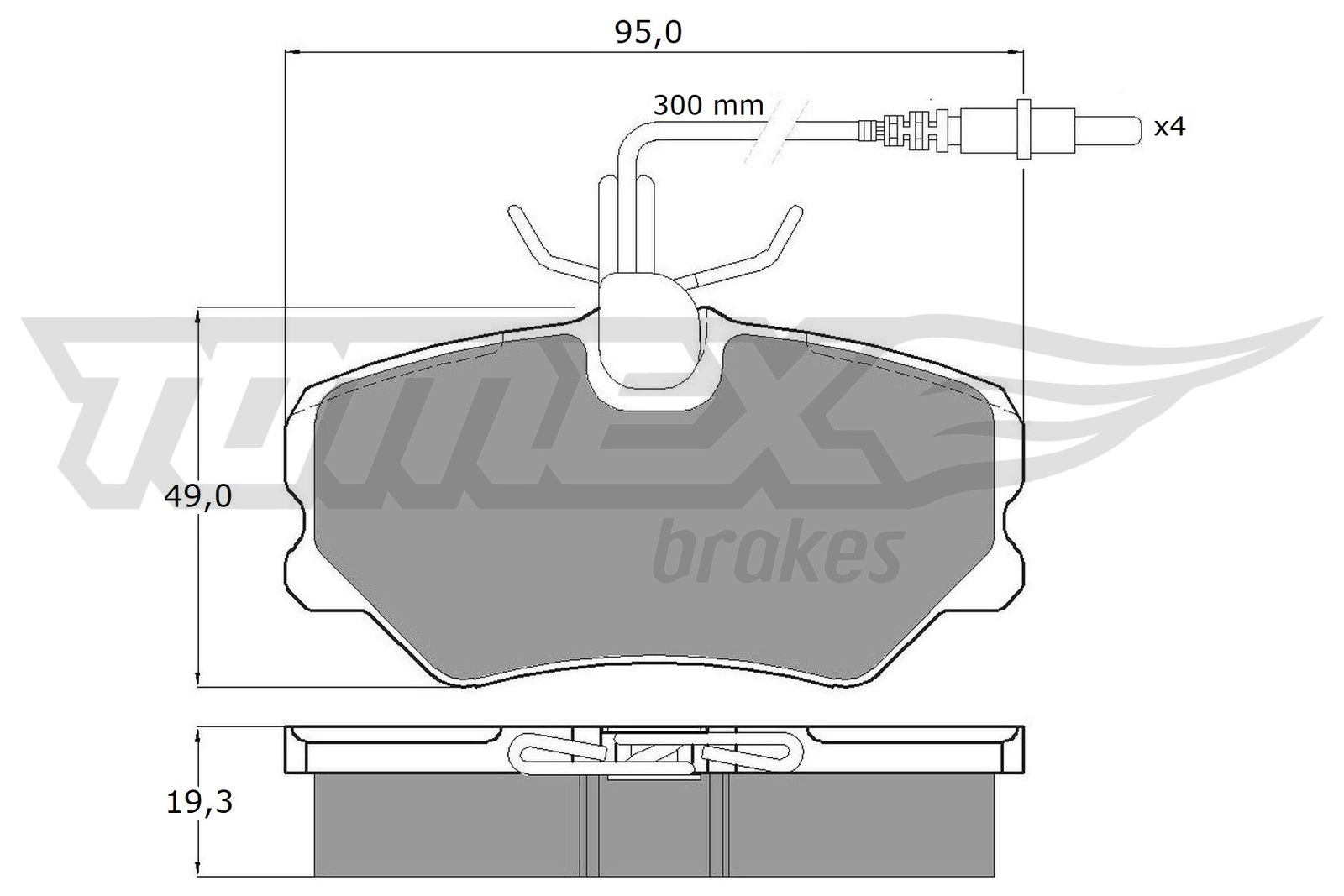 FEBI BILSTEIN 116024 Bremsekloss sett